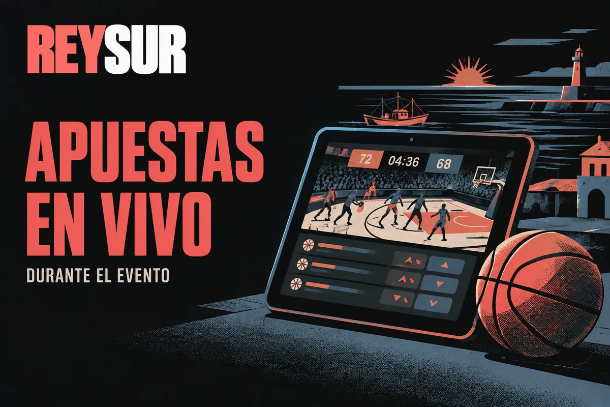 Tablet muestra marcador y cuotas durante un partido