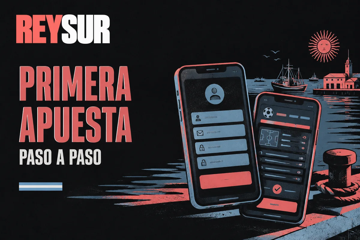 Celular muestra registro, mercados y cupón preparado