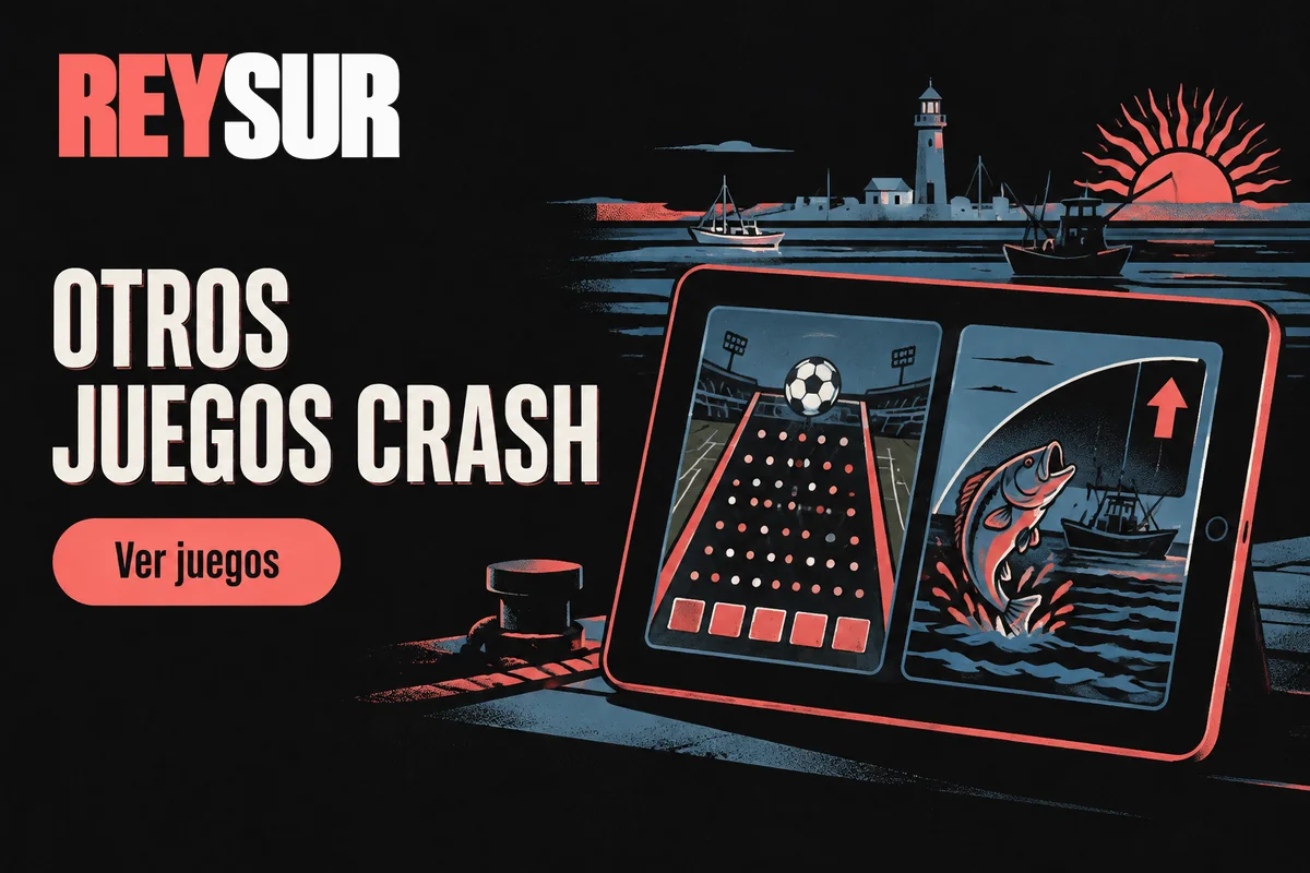 Tablet con un plinko de fútbol y un juego crash de pesca
