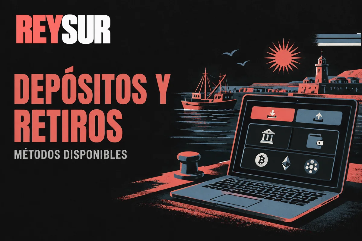 Interfaz de pagos con opciones de depósito y retiro