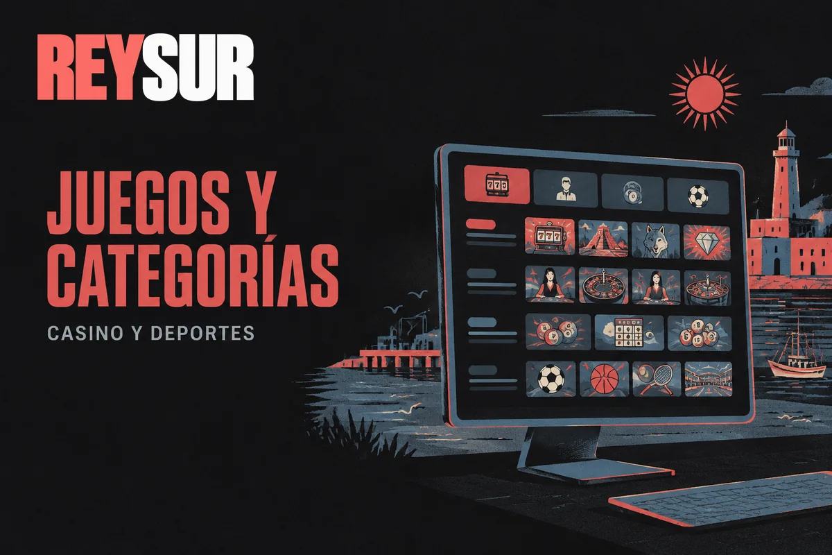 Catálogo organizado por proveedores y categorías de juegos