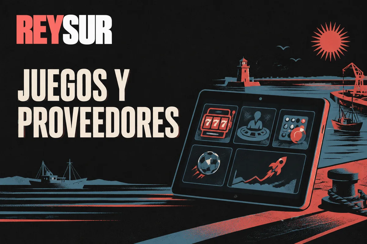 Catálogo de juegos variados en una tablet