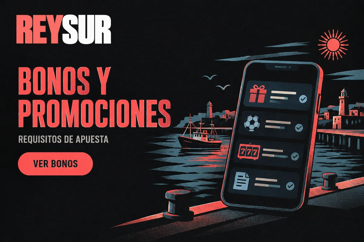 Promociones y requisitos de apuesta en un celular