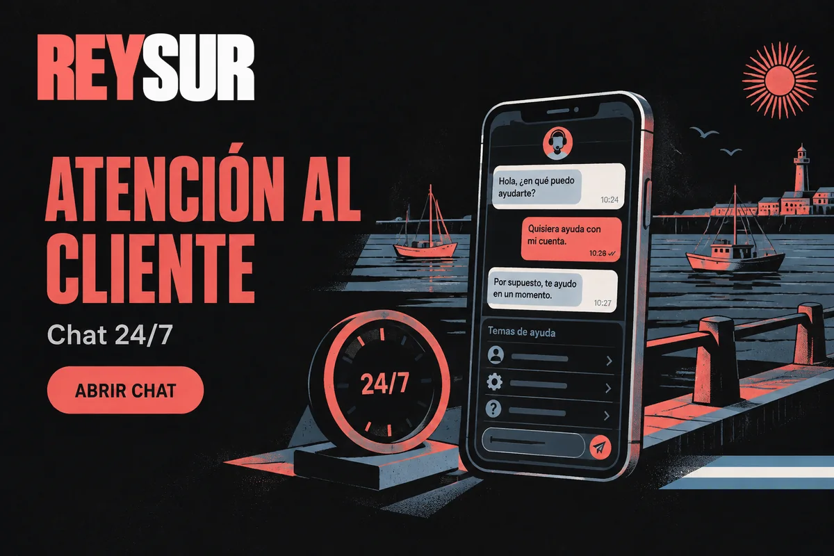 Celular muestra chat de soporte y consultas frecuentes