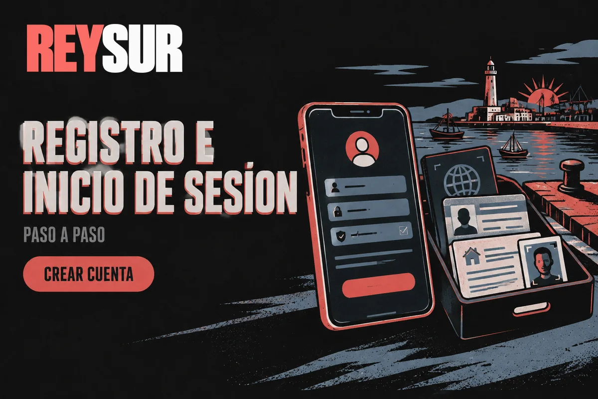 Formulario de registro junto a documentos de verificación